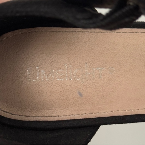 Limelight Lilia-Women's Chunky High Heel Ankle Strap Closed Toe Faux Suede Pumps - Picture 11 of 13